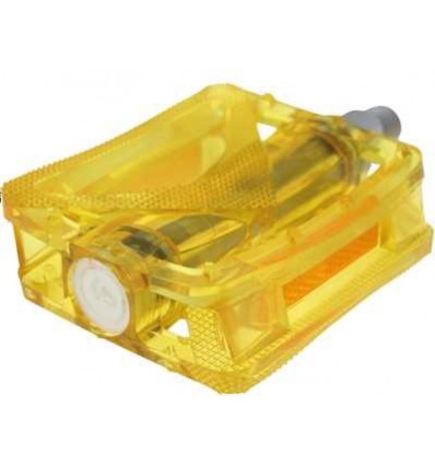 PEDALES TRANSPARENTE AMARILLO fabricado por VP Components