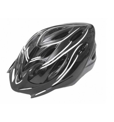 CASCO OUT-MOULD NEGRO-BLANCO  \\"M\\" fabricado por