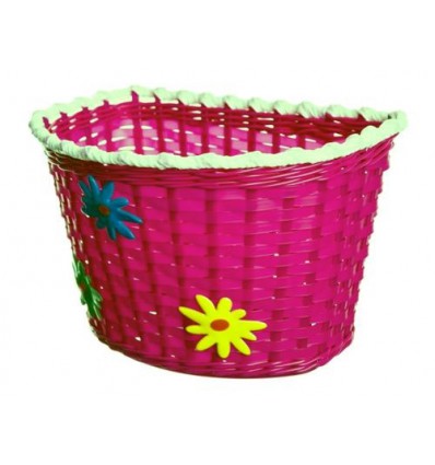 CESTA INFANTIL PLASTICO ROSA fabricado por
