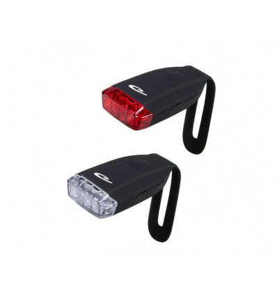 PACK 2 LUCES LEDS RECARGABLE SILICONA ELTIN fabricado por Eltin